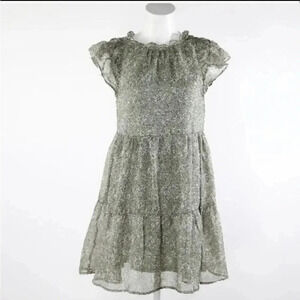 Moon River Floral Ruffle Dress